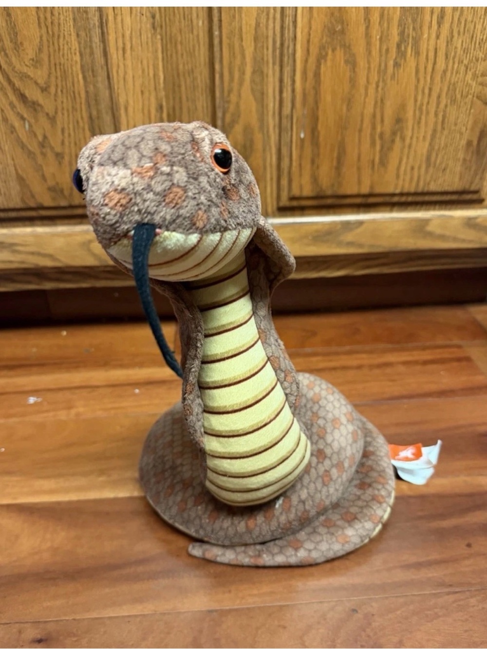 Plush Snake Pet Toy - Brown/Beige wild republic realistic life like large sized